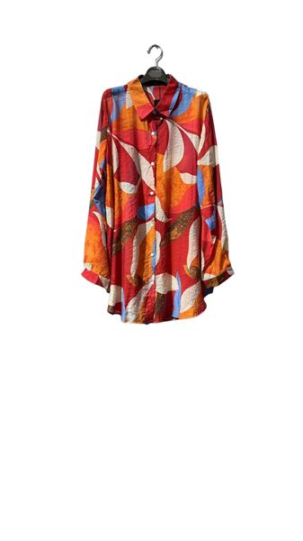 Picture of CURVY GIRL ELEGANT PRINTED SHIRT